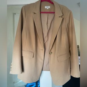 Camel LOFT blazer!